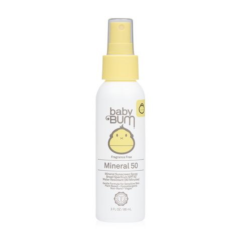 Sun Bum babyBum Mineral SPF 50 Sunscreen Spray-Fragrance Free