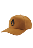 Nixon Deep Down Athletic Snapback Hat - Brown / Black