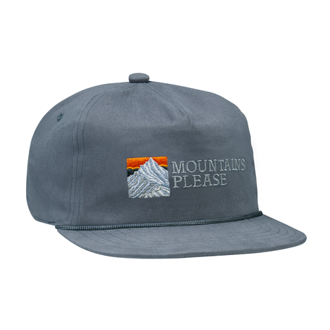Coal The Field Brushed Twill Vintage Strapback Hat - Charcoal