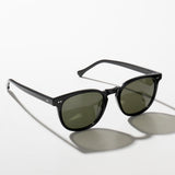 Electric Oak Sunglasses - Gloss BlackBio Acetate/Grey Polarized