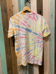 RVCA Mens Manic Tie Dye Crew Short Sleeve Tee
