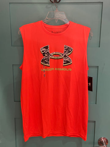 Under Armour Boys' Tech Graphic Muscle Tee