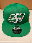 New Era Saskatchewan Roughriders CFL 2020 Sideline 9FIFTY Snapback Hat