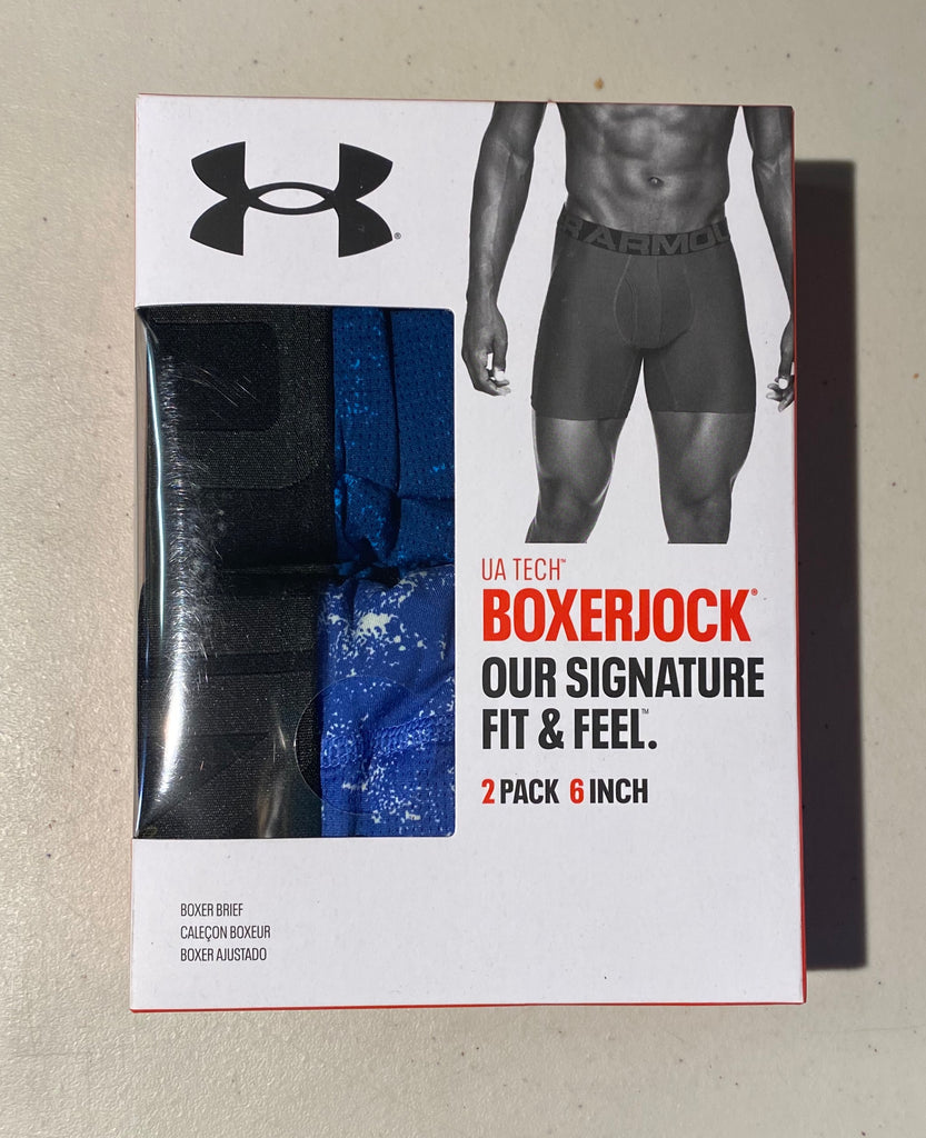 Under Armour Men's Tech 6inch Boxer Brief Boxerjock - 1 Pack : :  Clothing & Accessories