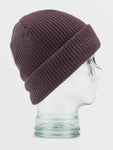 Volcom Polar Lined Beanie - Black Plum