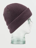 Volcom Polar Lined Beanie - Black Plum