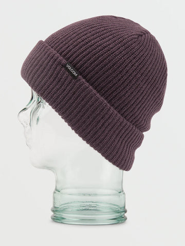 Volcom Polar Lined Beanie - Black Plum