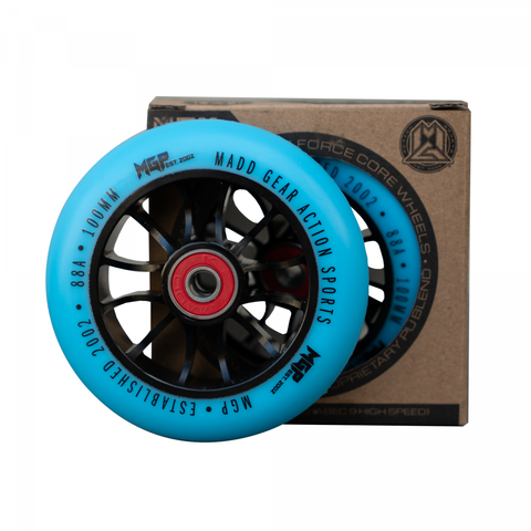 Madd Gear 100mm Shredder Force Wheel - Blue
