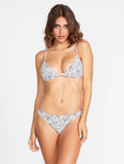 Volcom Womens Purrection Reversible V Neck Bikini Top