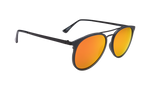 Spy Refresh Toddy Sunglasses - Matte Trans Gray Matte Black - Bronze with Red Orange Mirror