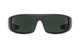 Spy Logan Sunglasses - Matte Black ANSI RX - HD Plus Gray Green