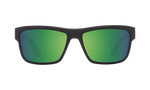 Spy Frazier Sunglasses - Soft Matte Black - Happy Bronze Polar with Green Spectra Mirror