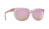 Spy Bewilder Sunglasses - Matte Translucent Rose - Bronze with Rose Quartz Spectra Mirror