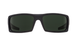 Spy General Sunglasses - Soft Matte Black - Happy Gray Green