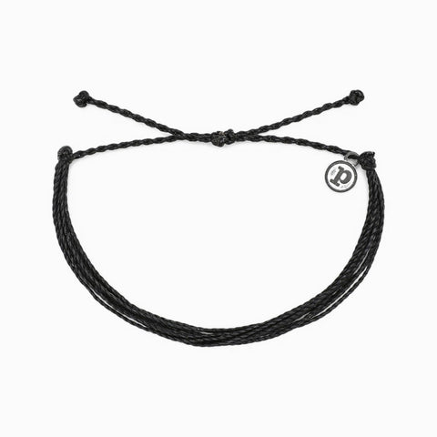 Pura Vida Solid Original Bracelet ~ Black
