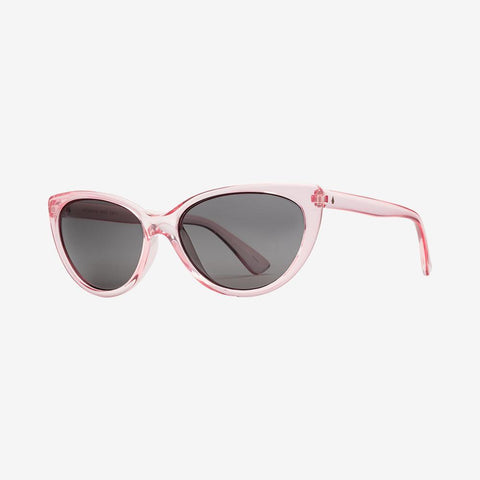 Volcom Butter Sunglasses - Crystal Light Pink/Gray