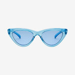 Volcom Knife Sunglasses - Crystal Sky/Blue