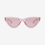 Volcom Knife Sunglasses - Crystal Light Pink/Pink