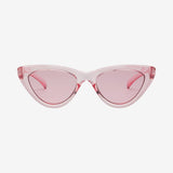 Volcom Knife Sunglasses - Crystal Light Pink/Pink