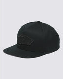 Vans Mens Classic Patch Snapback Hat - Black/Black