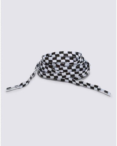 Vans Laces 45" - Black White Checkerboard