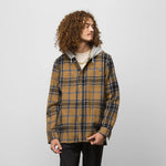 Vans Mens Lopes Hooded Flannel Buttondown Shirt