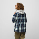 Vans Mens Lopes Hooded Flannel Buttondown Shirt