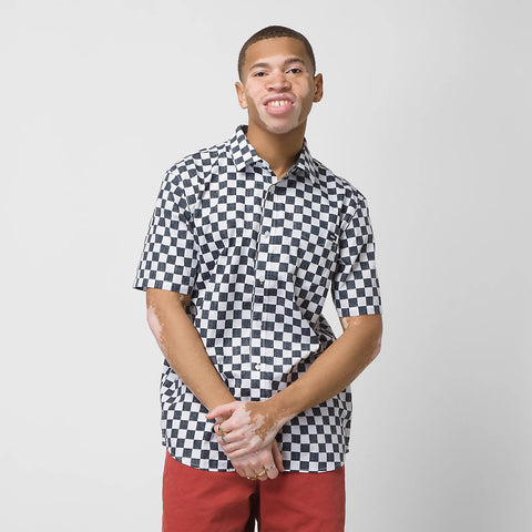 Vans Mens Cypress Checker Buttondown Shirt