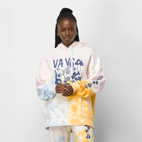 Vans Womens Mascy Daze Tri-Dye Oversized Hoodie