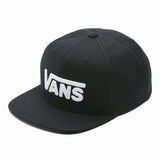 Vans Boys Drop V ll Snapback Hat - Black/White