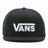 Vans Boys Drop V ll Snapback Hat - Black/White