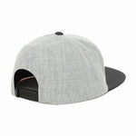 Vans Boys Drop V ll Snapback Hat - Heather Grey/Black