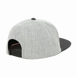 Vans Boys Drop V ll Snapback Hat - Heather Grey/Black