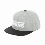 Vans Boys Drop V ll Snapback Hat - Heather Grey/Black