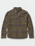Volcom Little Boys Caden Plaid Long Sleeve flannel