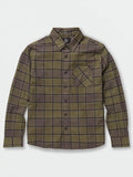 Volcom Little Boys Caden Plaid Long Sleeve flannel