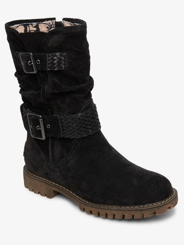 Roxy Womens McGraw Faux Suede Boots