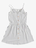 Roxy Girls Nature Lover Stripe Strappy Midi Dress