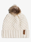 Roxy Womens Blizzard Pom-Pom Beanie - Angora