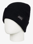Roxy Womens Harper Cuff Beanie - True Black