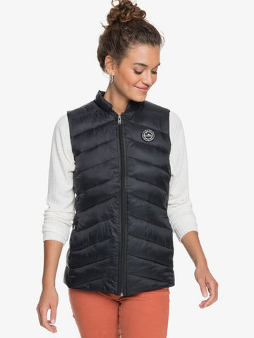 Roxy Womens Coast Road WaterResistant Lightweight Packable Padded Vest