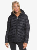 Roxy Womens Coast Road Lightweight Packable Padded Hooded Jacket