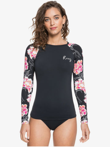 Roxy Womens Fashion Long Sleeve Rashguard