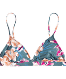 Roxy W Printed Beach Classics Fixed Triangle Bikini Top