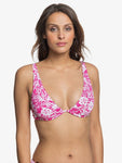 Roxy W Blooming Ride Underwired Elongated Tri Bikini Top