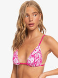 Roxy W Blooming Ride Tiki Tri Bikini Top