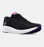 Under Armour Girls' GS UA Charged Pursuit 2 Big Logo Running Shoes