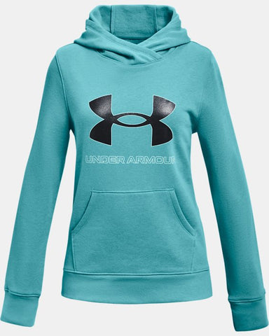 Under Armour Girls' UA Rival Fleece Logo Hoodie