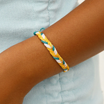 Pura Vida Fishtail Braid Bracelet ~ Sunshine