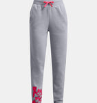 Under Armour Girls' UA Rival Fleece Mesh Pants